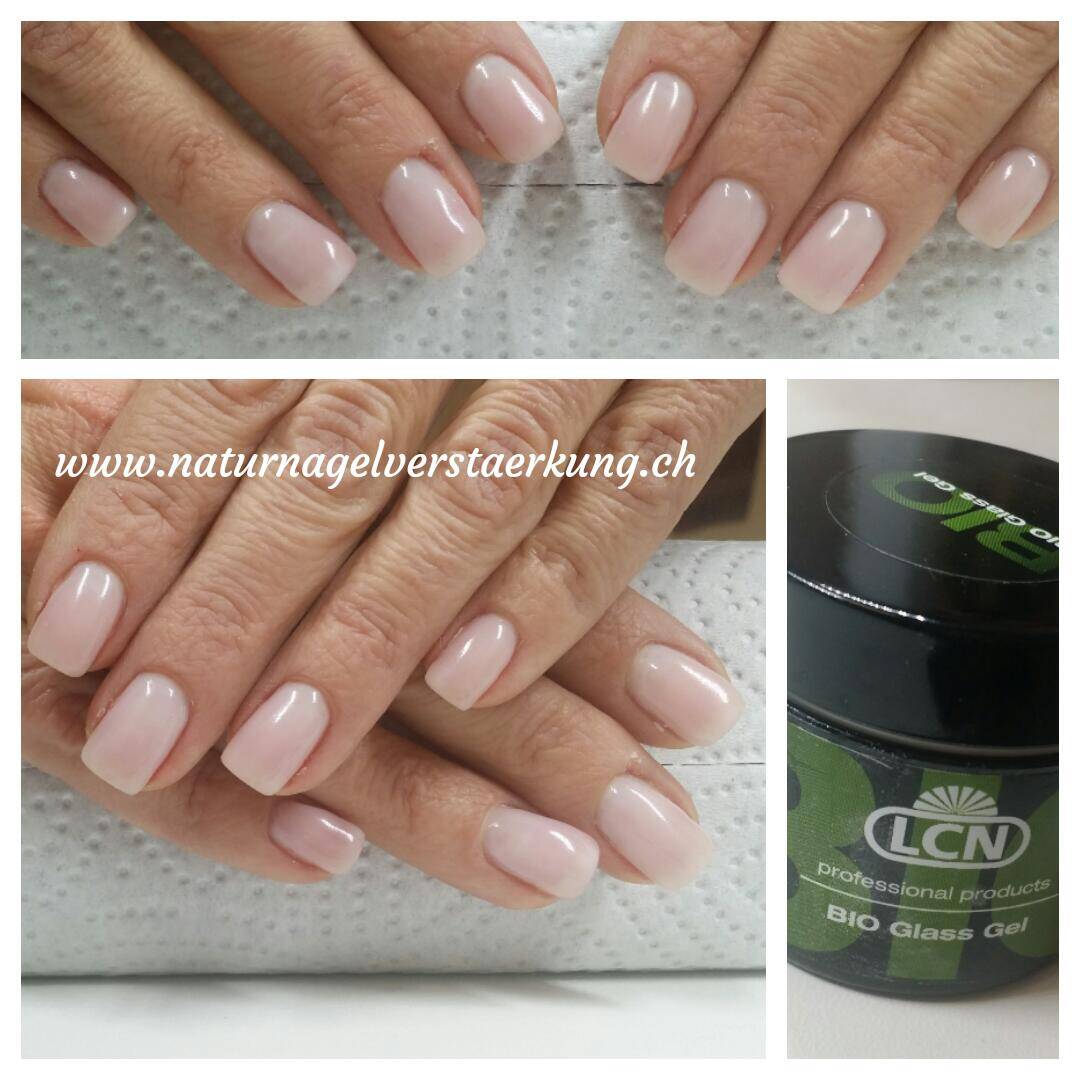 Gelnägel mit BioGlass Gel