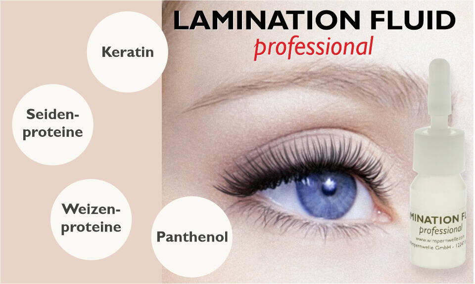 Wimpernlifting mit Lamination